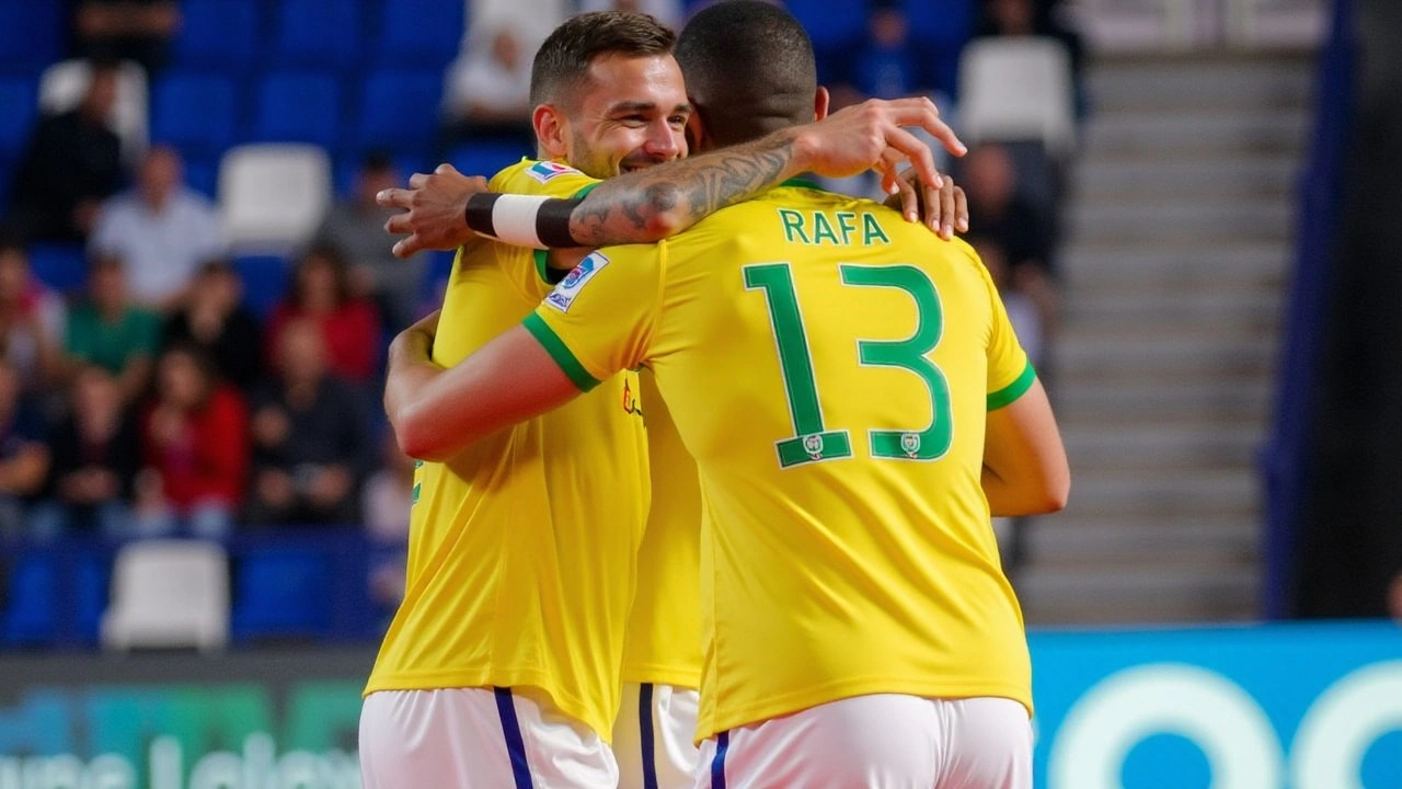 Brasil Goleia a Tailândia por 9-1 e Garante 1º Lugar no Grupo da Copa do Mundo de Futsal