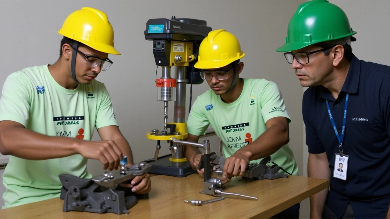 Parceria com o Serviço Nacional de Aprendizagem Industrial (Senai) e os cursos oferecidos